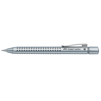 OŁÓWEK AUT. GRIP 2011 SREBRNY FABER CASTELL