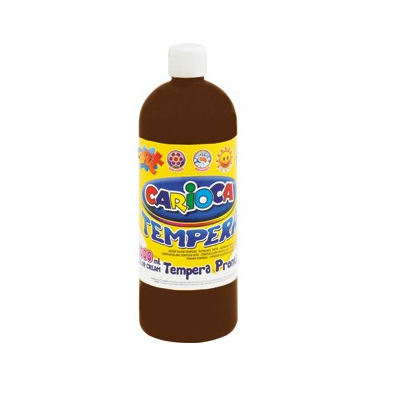 Farba Carioca tempera 1000 ml brązowa (KO03/22)