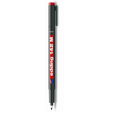Foliopis e-142 M EDDING, 1mm, czerwony