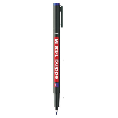 Marker niezmywalny do folii 1mm niebieski
