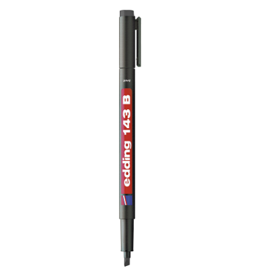 Marker niezmywalny do folii 1-3mm czarny