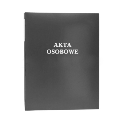 Teczka do akt osobowych Warta b/wew.czarna