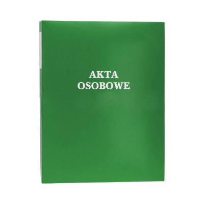 Teczka do akt osobowych Warta b/wew.zielona