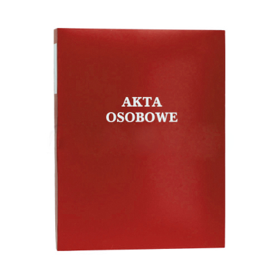 Teczka do akt osobowych Warta b/wew.czerwona