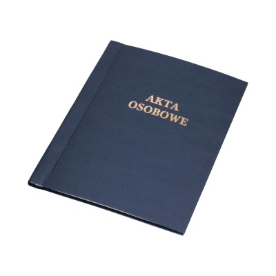 Teczka do akt osobowych Warta oklej. A4, granat