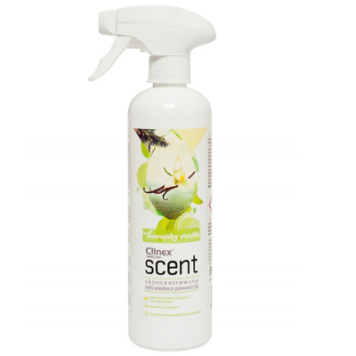 Odświeżacz powietrza CLINEX Scent Hawajska Wanilia 500ml, skoncentrowany