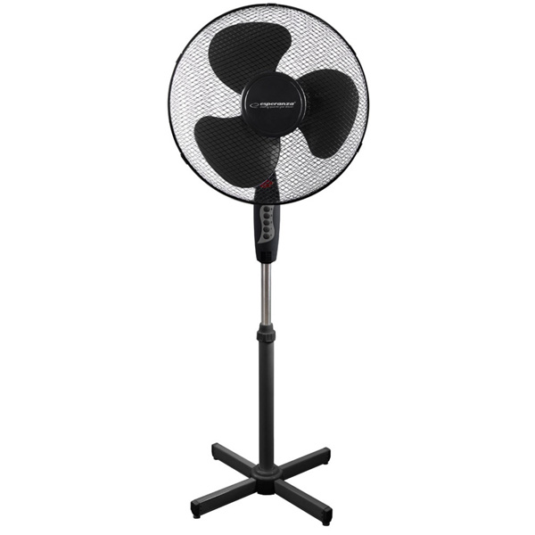 Wentylator (wiatrak) ESPERANZA Hurricane, stojący, śr. 40cm, 50W, czarny