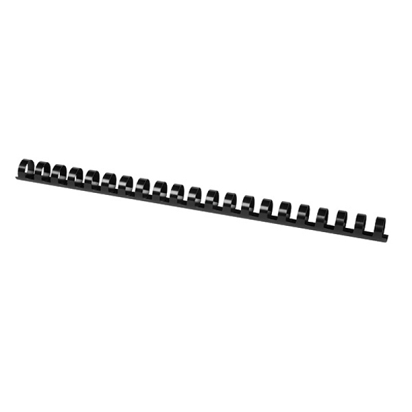 Grzbiety do bindowania Office Products, A4, 14mm (125 kartek), 100 szt. czarne