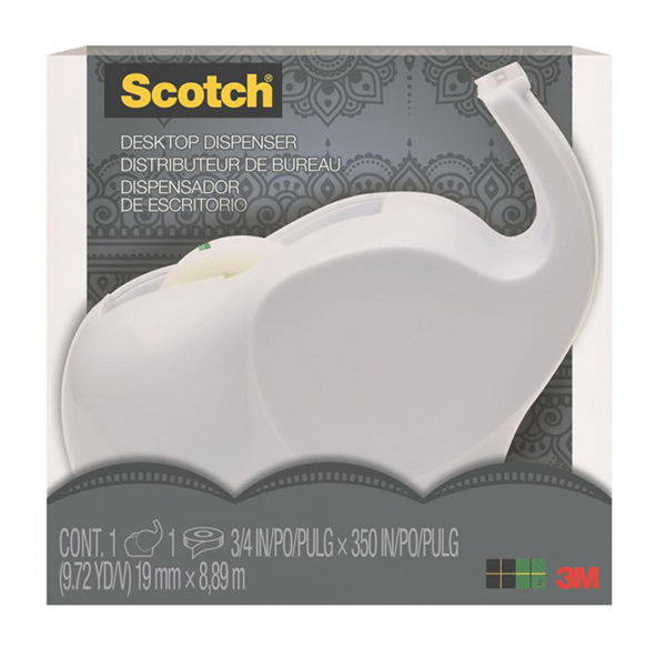 Dyspenser do taśm Scotch w kształcie słonia 