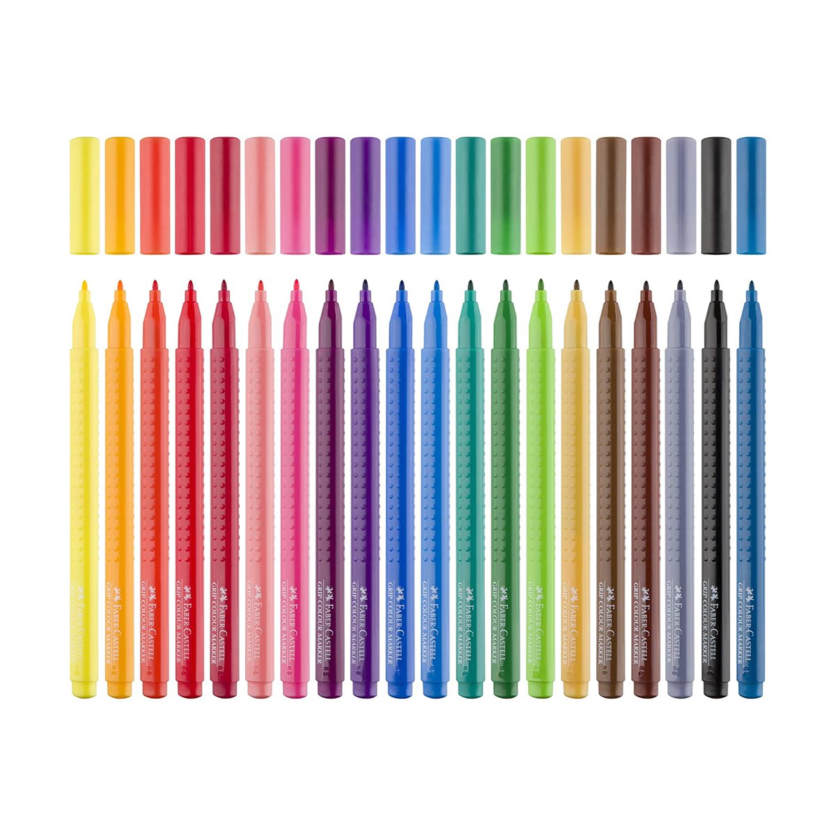 FLAMASTRY GRIP 20 KOL. W ETUI FABER-CASTELL