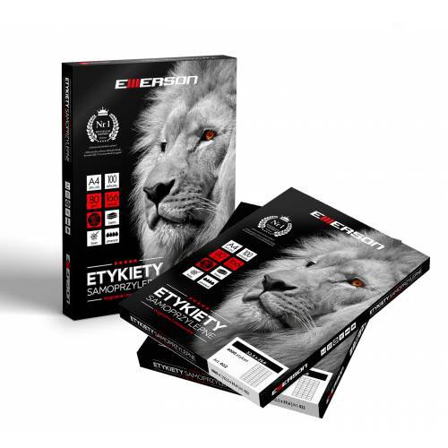 Etykiety Emerson A4 70,0 mm - 50,8 mm