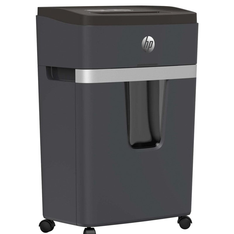 Niszczarka HP PRO SHREDDER 12MC, mikrościnki, P-5, 12 kart., 25l, ciemnoszara