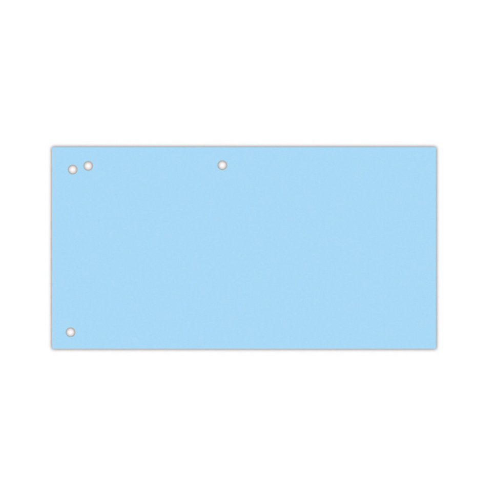 Przekładki OFFICE PRODUCTS, karton, 1/3 A4, 240x105mm, 100szt., niebieskie