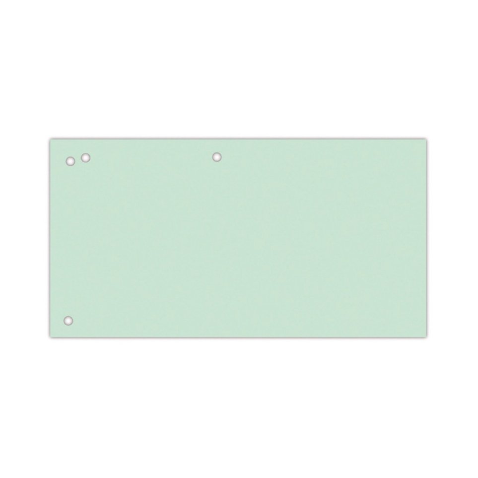Przekładki OFFICE PRODUCTS, karton, 1/3 A4, 240x105mm, 100szt., zielone