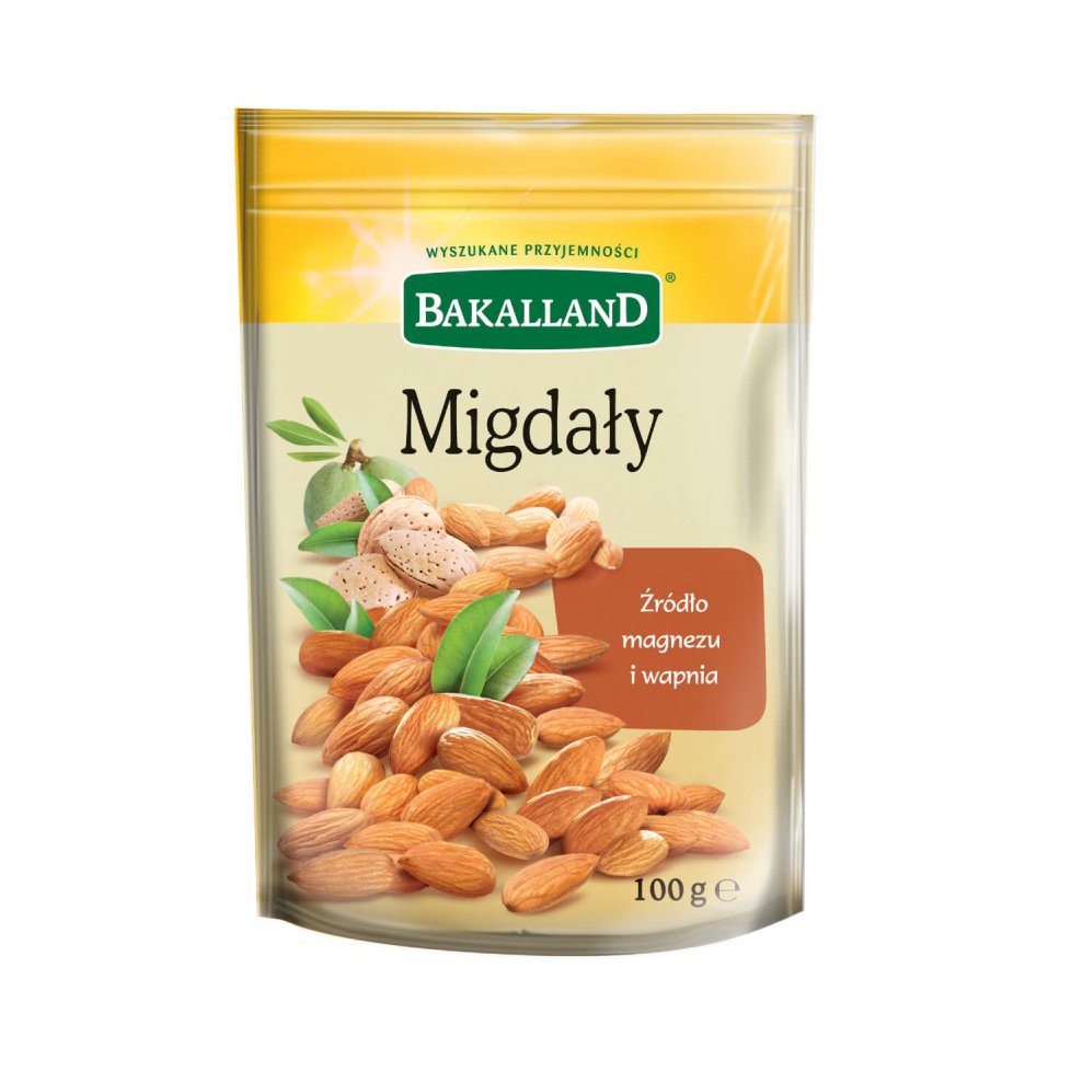 Migdały, Bakalland, 100g