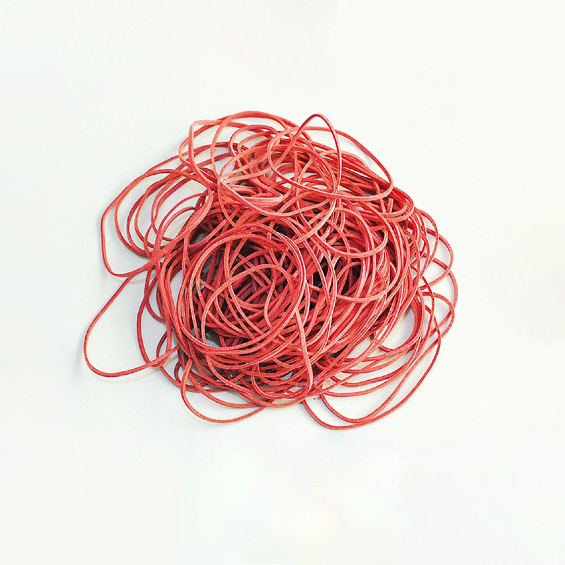 Gumki recepturki Q-CONNECT, 100g, średnica 50mm, czerwone