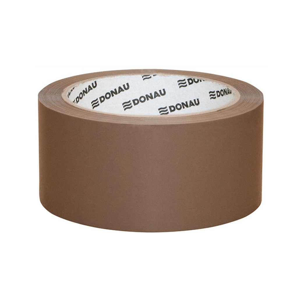 Taśma pakowa DONAU Hot-Melt , 48mm, 66m, 50mikr., brązowa