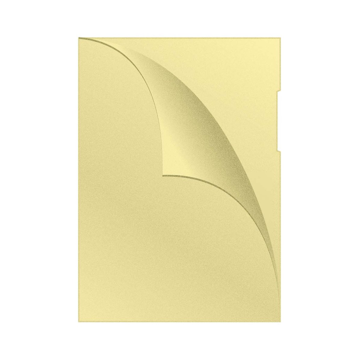 Obwoluta Q-CONNECT typu L, PP, A4, groszkowa, 120mikr., 100szt., żółta