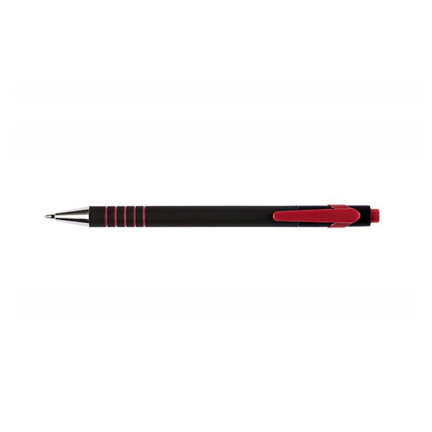 Długopis automatyczny Q-CONNECT LAMBDA, 0,7mm, czerwony