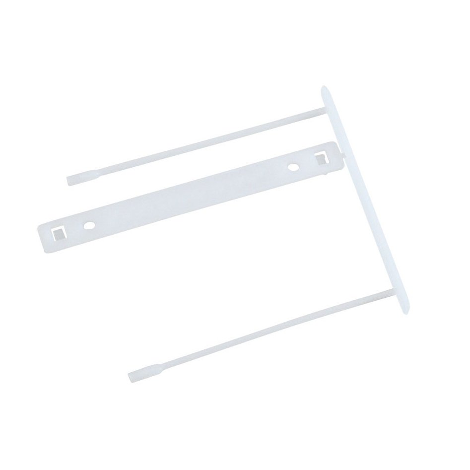 Klipsy archiwizacyjne Q-CONNECT Z-Clip, grubość pliku max. 7cm, biały