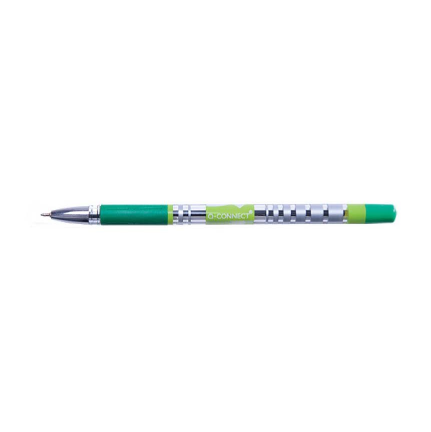 Długopis żelowo-fluidowy Q-CONNECT 0,5mm, zielony