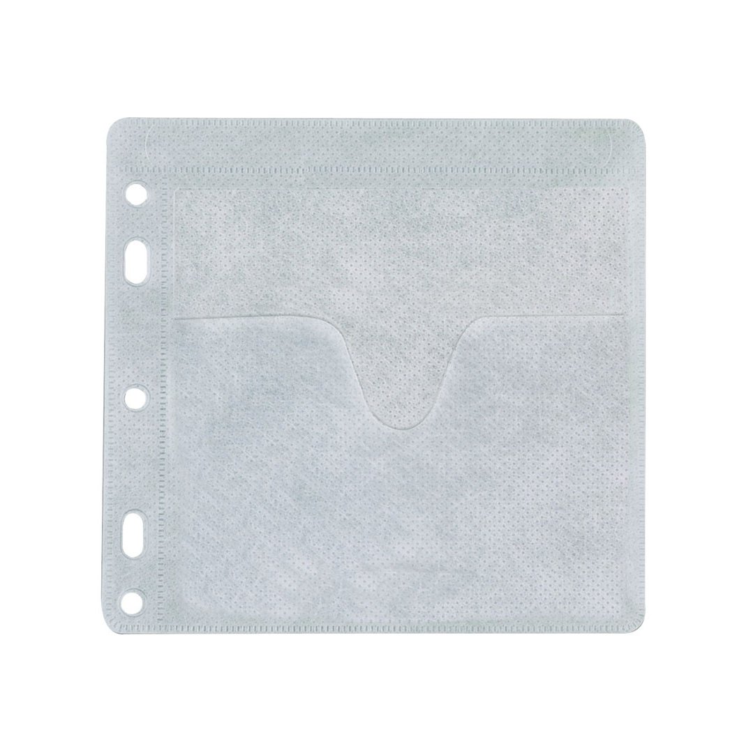 Koperty na 2 płyty CD/DVD Q-CONNECT, do wpinania, 40szt., białe