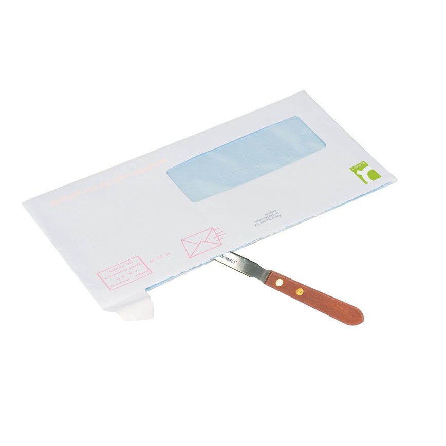Nóż do kopert Q-CONNECT, 220mm, buk/srebrny