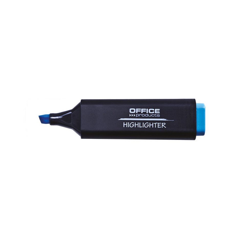 Zakreślacz fluorescencyjny OFFICE PRODUCTS, 1-5mm (linia), niebieski