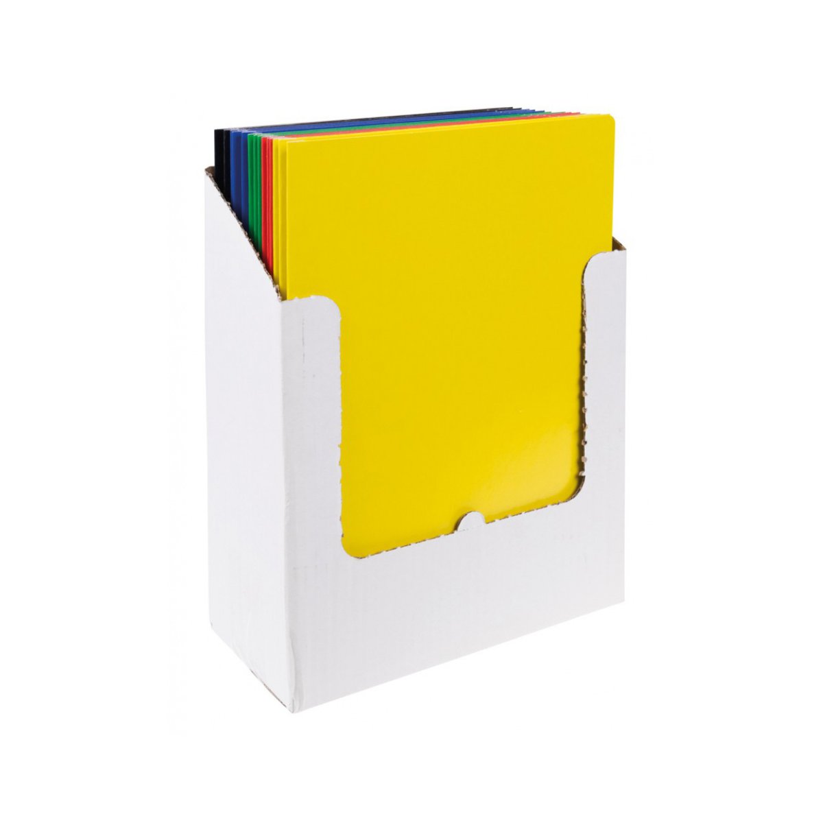 Teczka z gumką OFFICE PRODUCTS, karton, A4, 300gsm, 3-skrz., mix kolorów