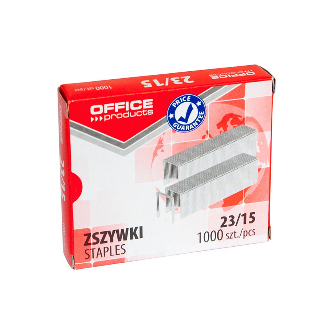 Zszywki OFFICE PRODUCTS, 23/15, 1000szt.