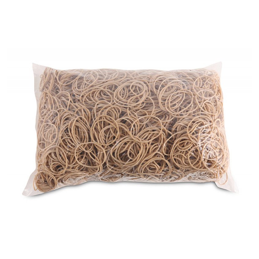 Gumki recepturki OFFICE PRODUCTS, średnica 40mm, 1,5x1,5mm, 60% kauczuku, 1000g, zgrzewka, naturalne