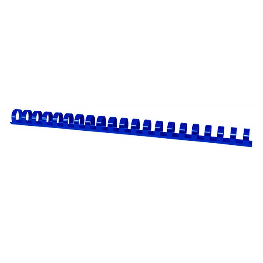 Grzbiety do bindowania OFFICE PRODUCTS, A4, 19mm (165 kartek), 100 szt., niebieskie