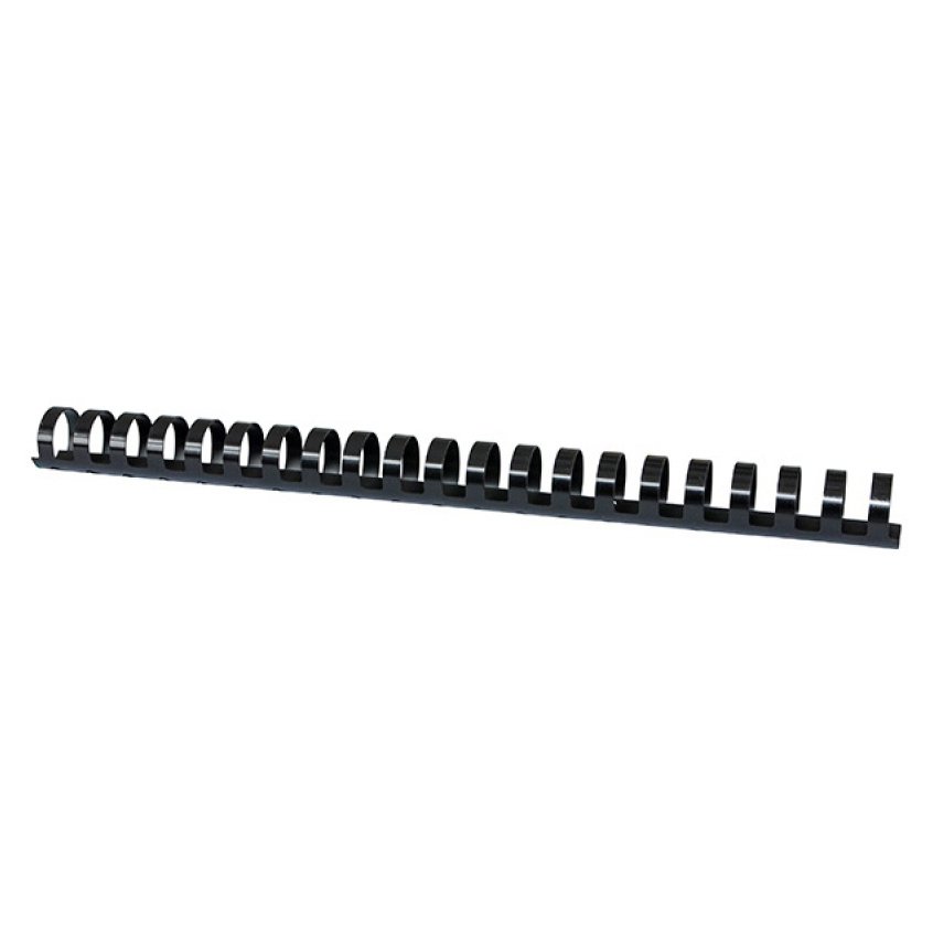 Grzbiety do bindowania OFFICE PRODUCTS, A4, 22mm (210 kartek), 50 szt., czarne
