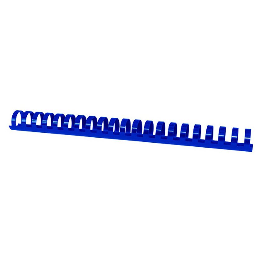 Grzbiety do bindowania OFFICE PRODUCTS, A4, 25mm (240 kartek), 50 szt., niebieskie
