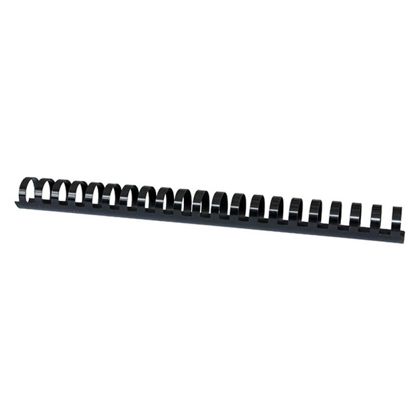 Grzbiety do bindowania OFFICE PRODUCTS, A4, 25mm (240 kartek), 50 szt., czarne