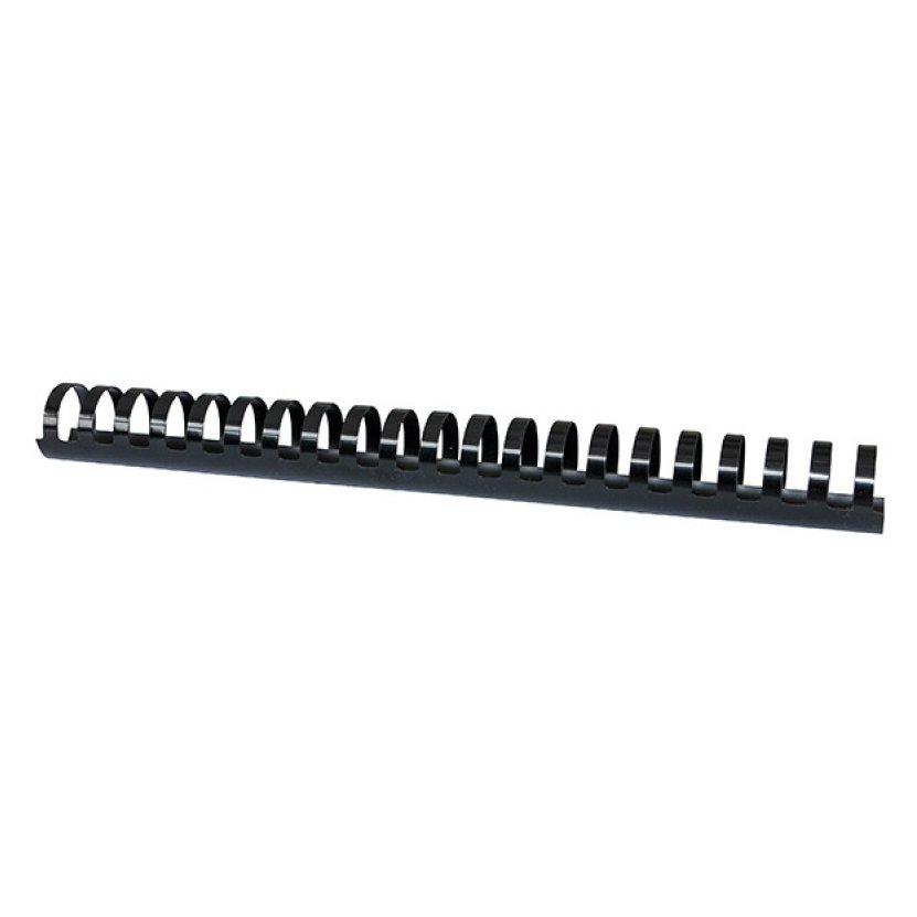Grzbiety do bindowania OFFICE PRODUCTS, A4, 28,5mm (270 kartek), 50 szt., czarne