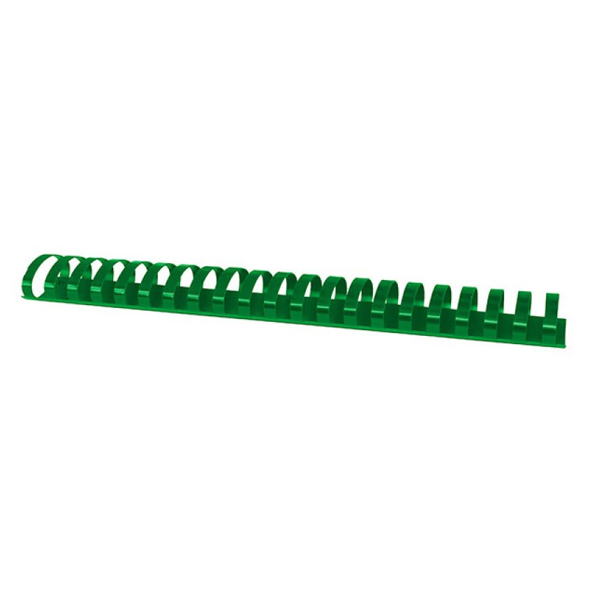 Grzbiety do bindowania OFFICE PRODUCTS, A4, 45mm (440 kartek), 50 szt., zielone