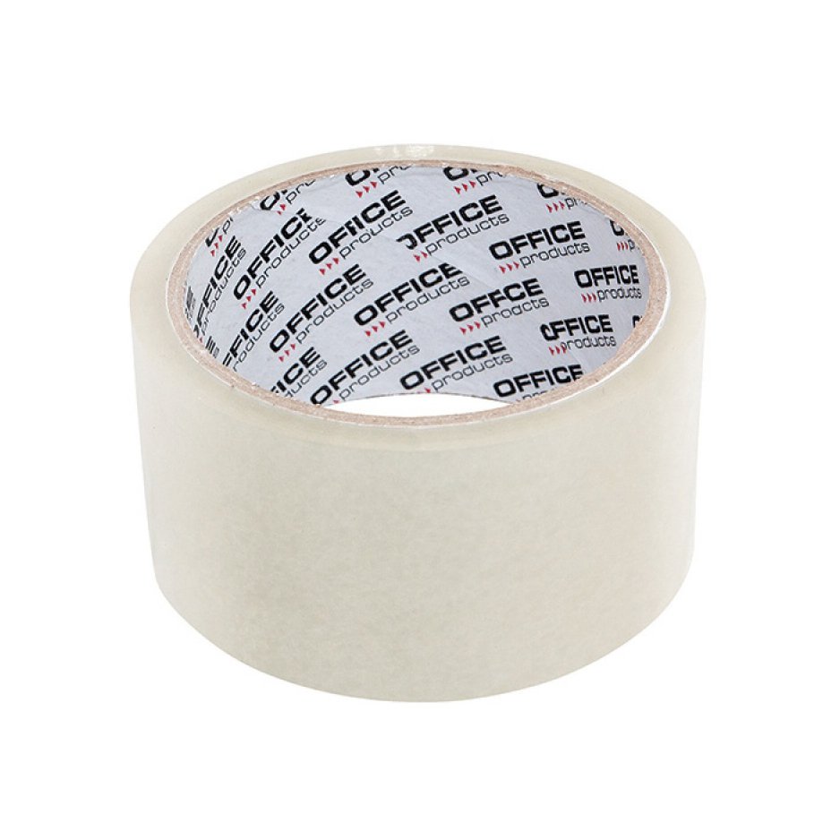 Taśma pakowa OFFICE PRODUCTS Hot-Melt, 48mm, 50y, 45mikr., transparentna