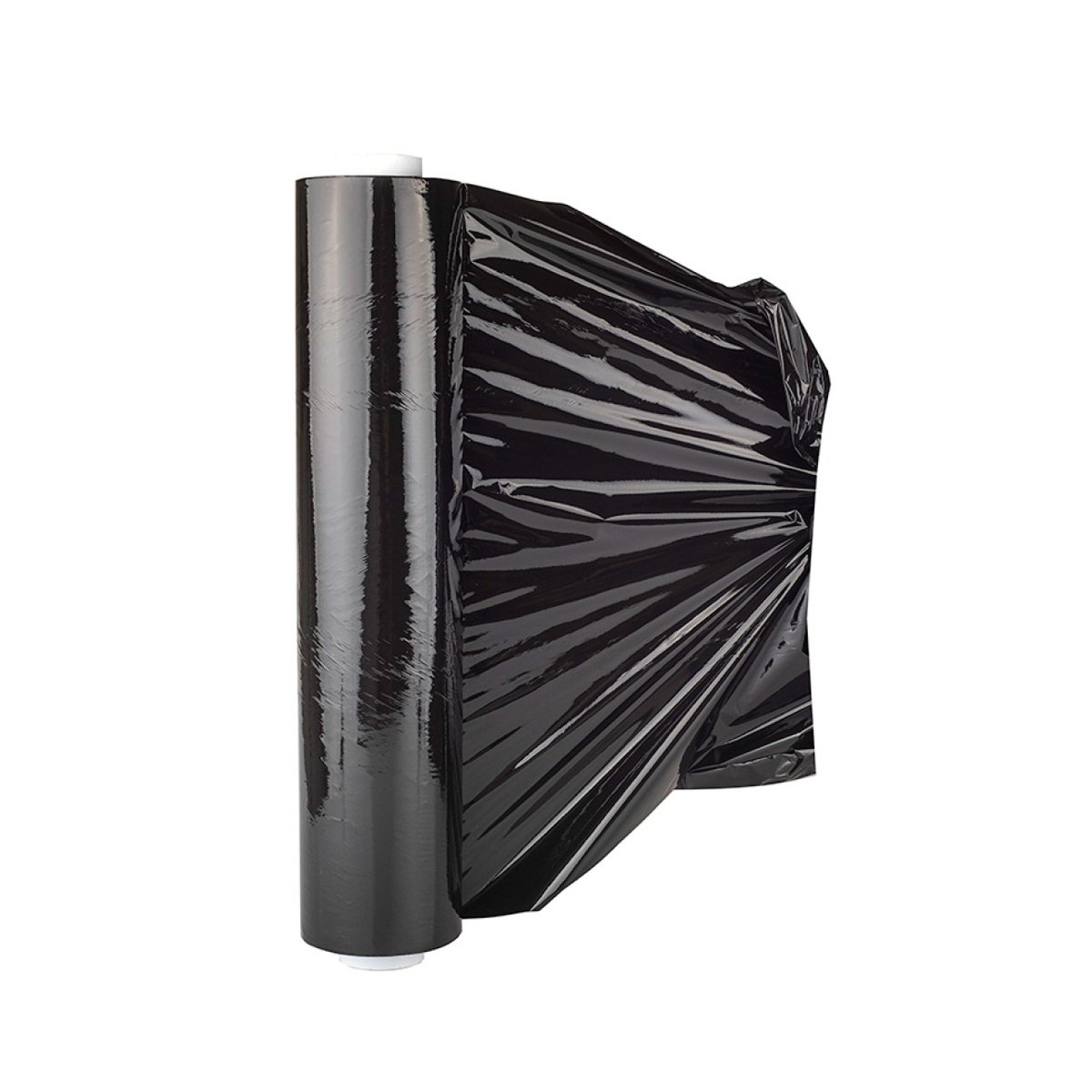 Folia stretch OFFICE PRODUCTS RĘCZNA, 3,0kg netto, szer. 500mm, gr. 23µm, czarna