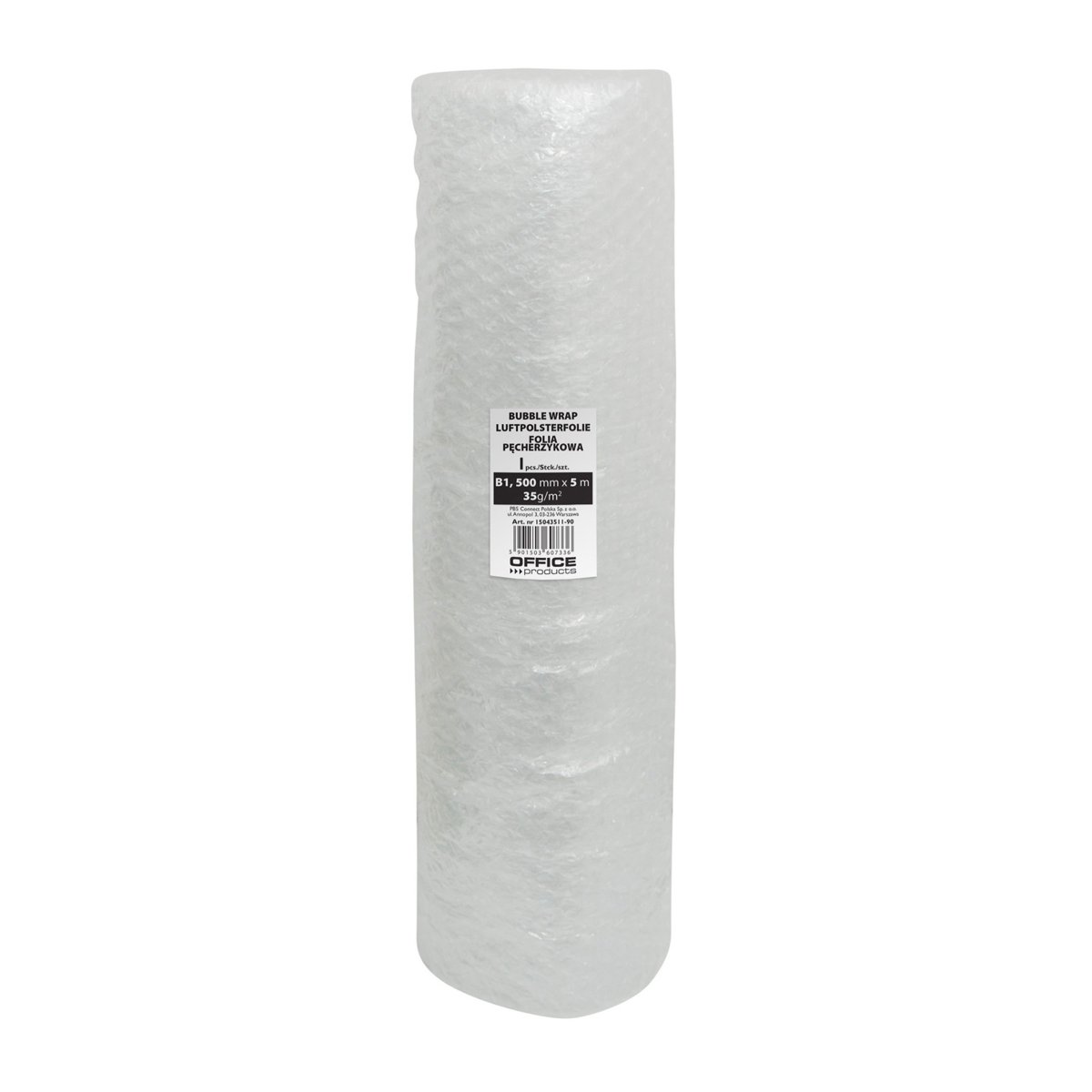 Folia bąbelkowa OFFICE PRODUCTS, szer. 50cm, 5m, 35g/m2, transparentna