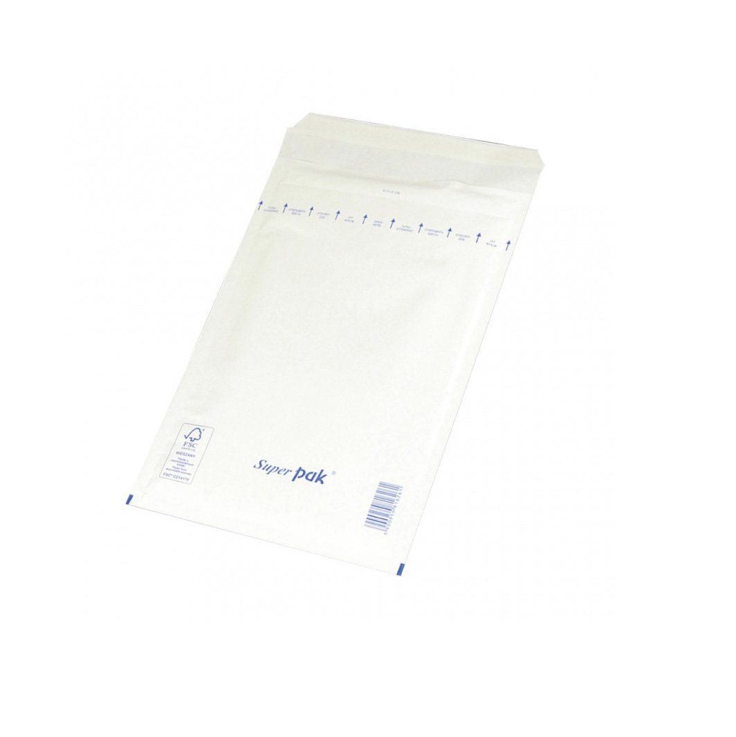 Koperty samoklejące z folią bąbelkową OFFICE PRODUCTS, HK, B12, 120x215mm/140x225mm, 200szt., białe