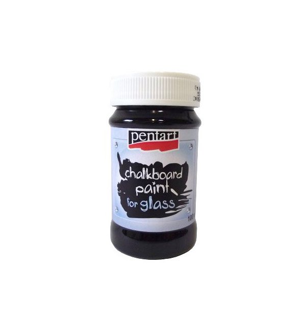 Farba do tablic i szkła 100ml czarna