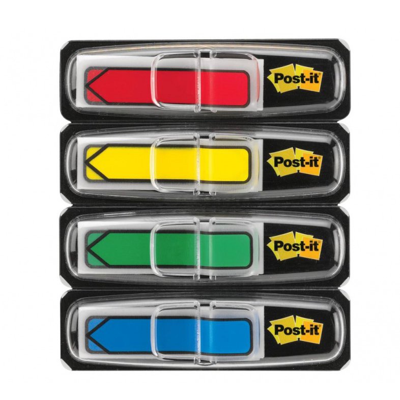 Zakładki indeksujące Post-it® Strzałki 11,9x43,2mm, 4x24 szt
