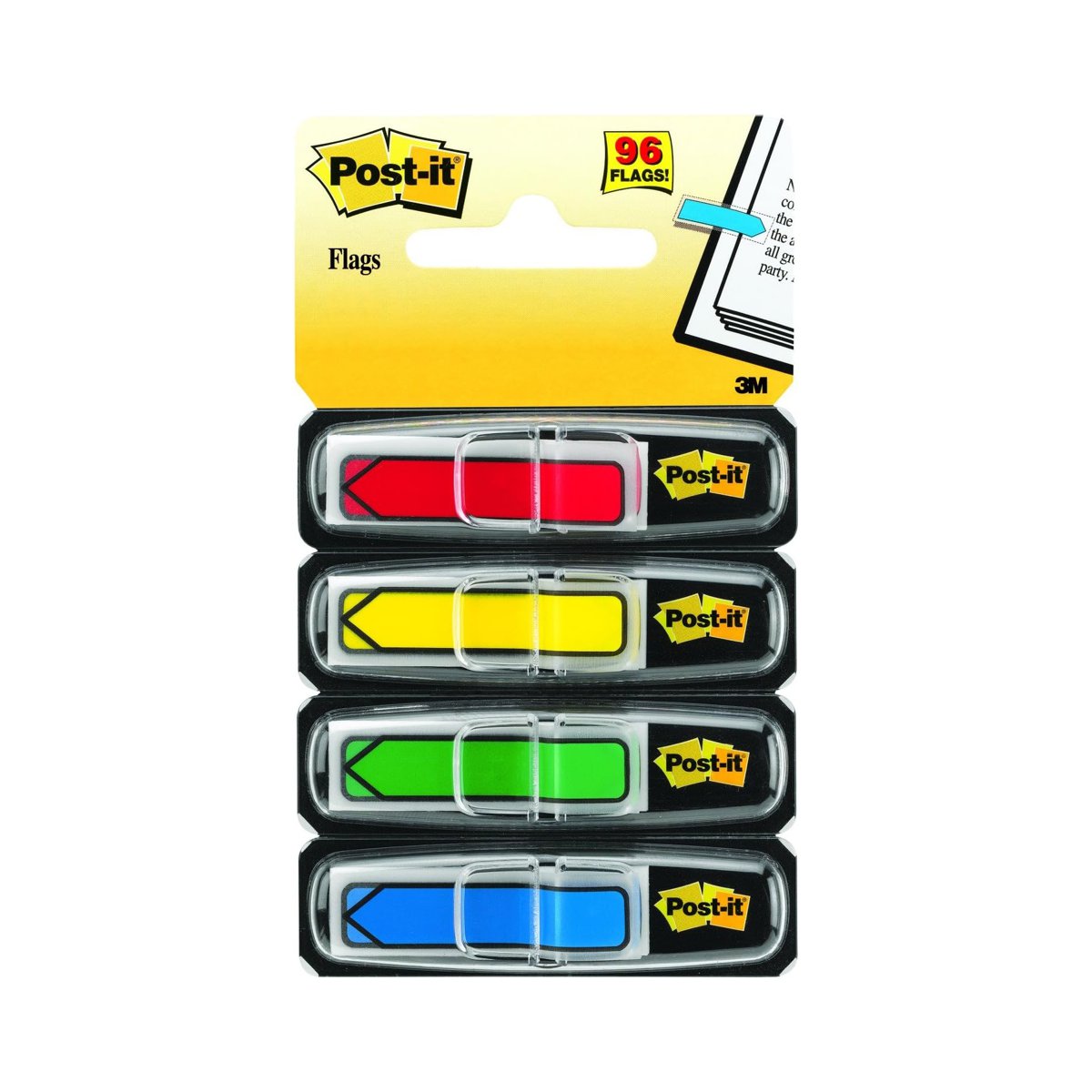 Zakładki indeksujące Post-it® strzałki, 5 kolorów