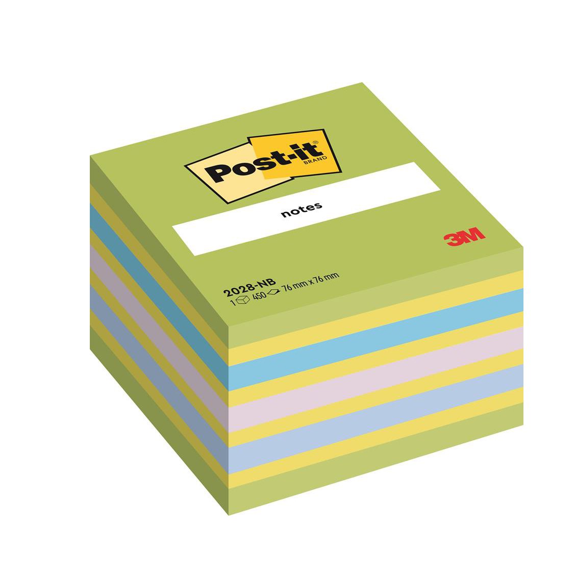 Kostka samoprzylepna Postit® Cukierkowe niebiesko  zielona 