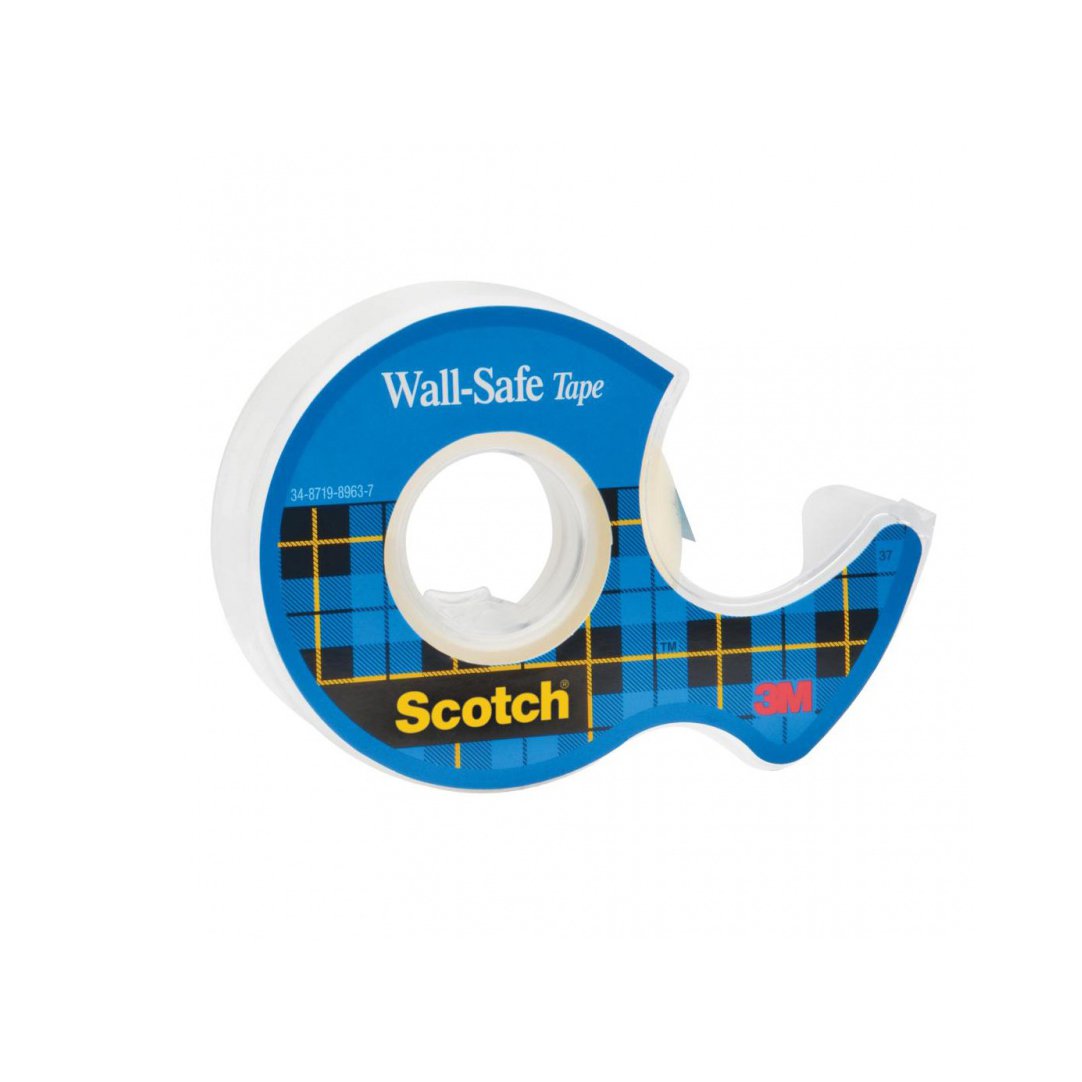 612-1933-9 Zestaw 9 sztuk Taśmy Scotch® Transparent A greener choice, przezroczyste, 19mm×33m  w kartonowej wieży