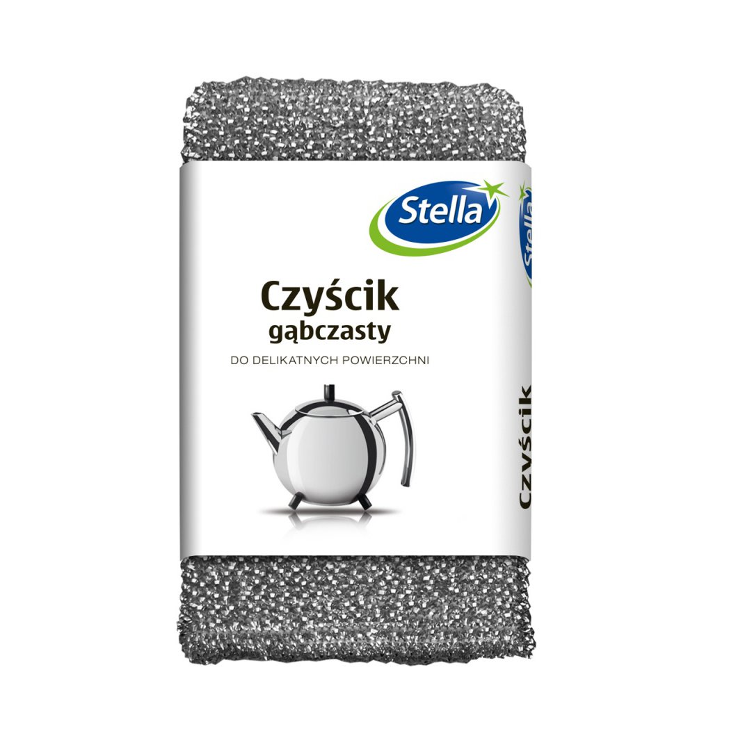 Czyścik gąbczasty STELLA, 1 szt., mix