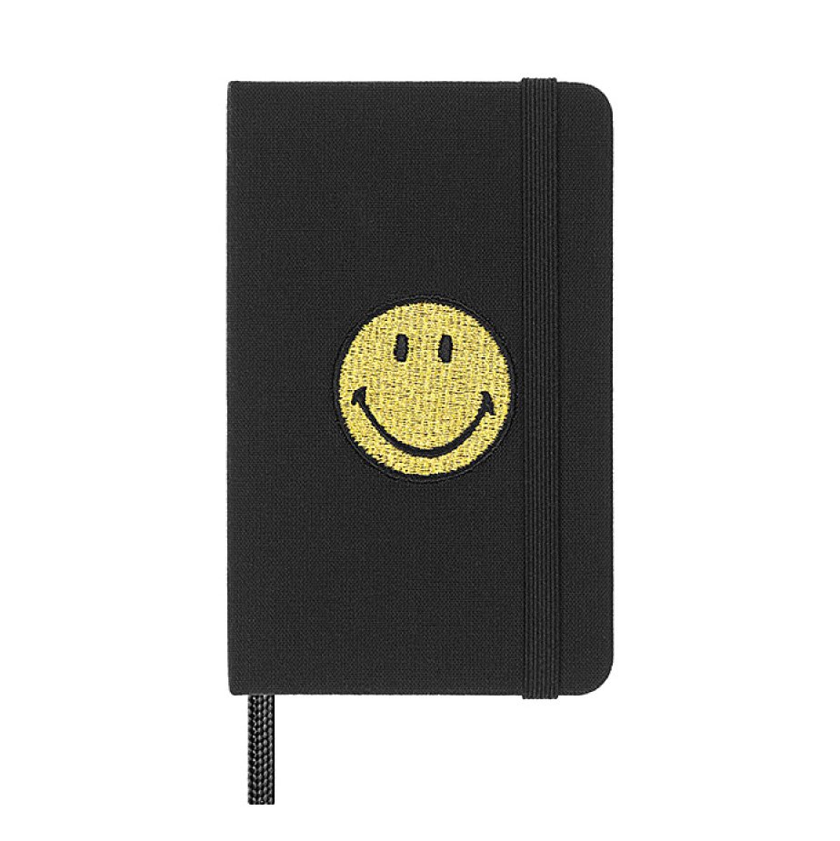 Notes MOLESKINE XS (6,5 x 10,5 cm) Smiley, twarda oprawa, 160 stron