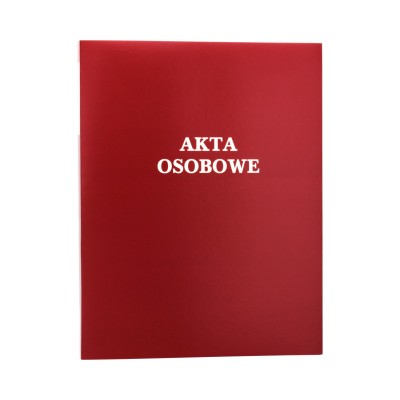 Teczka do akt osobowych Warta b/wew.czerwona
