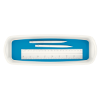 MyBox organizer podłużny, biało-niebieski
